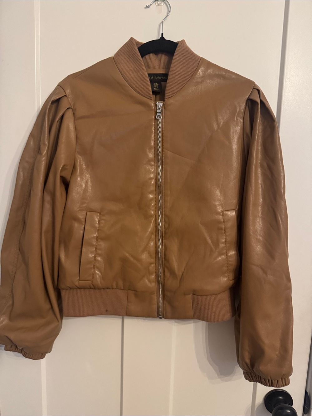 House of Harlow 1960 Faux Leather Bomber